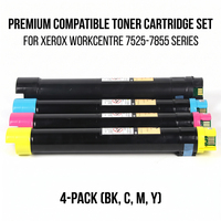 Cartouche de toner Enlite compatible pour Xerox 7525 pour WorkCentre 7525 7530 7830 7845 7855 Copieur couleur MFP MPS Supply