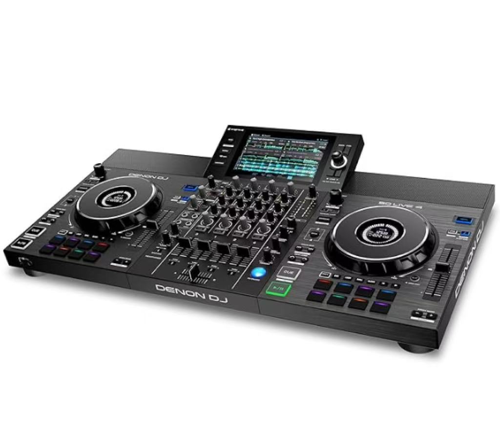 Buy In Bulk Denon DJ Controller 4-Channel Mixer, Built-In Serato