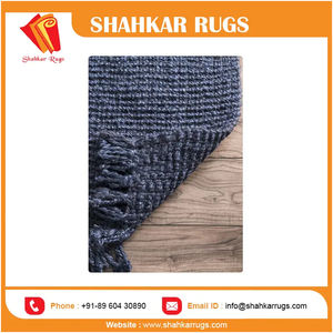 Alfombra de Área de Alta Calidad, Reversible, Moderna, Azul Marino, con Patrón Chevron de Bucle Grueso, Pelo Afelpado, Precio al por Mayor - Product Image 5