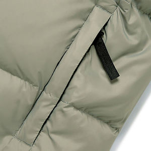 Chaqueta acolchada de invierno personalizable ATLANTIC para hombre con cuello con cremallera y soporte Material de poliéster/nailon Suministro ODM/OEM - Product Image 4