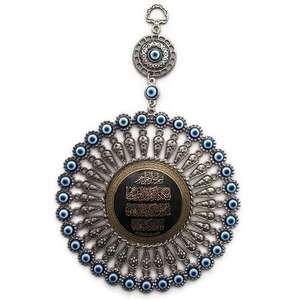 <b>GLASS</b> EVIL EYES WALL <b>ORNAMENT</b> 17 X 27 cm Intriguing Wall Accent Decor - Product Image 6