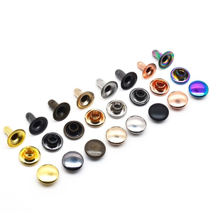 Rivets décoratifs en laiton sans nickel à extrémité fermée de 3 à 15 mm, 8 mm, pour chaussures, vêtements, jeans, sacs, cuir - Product Image 1