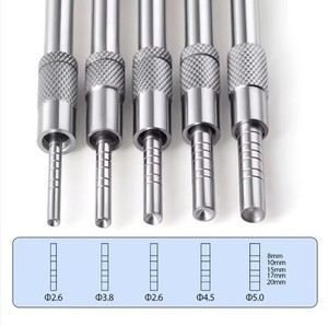 Juego de 5 Osteótomos Dentales de Acero Inoxidable con Certificación CE, Instrumentos Manuales para Sinuslift, Codificados por Colores, Ajustables y Rectos - Product Image 4