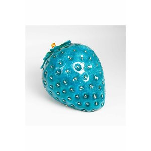 Oggetto decorativo fragola blu