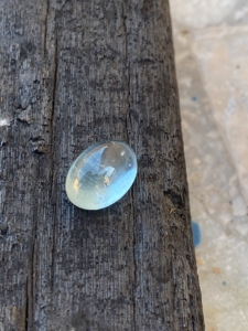 Piedra preciosa de diamante de cabujón ovalado de Color superior de Aguamarina Natural increíble de 12,59 quilates con buen brillo para la fabricación de joyas - Product Image 3