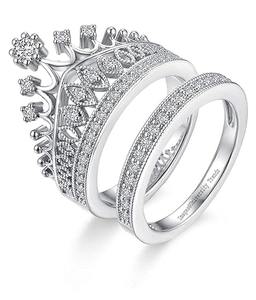 Suministro directo de fábrica Anillo de plata de lujo para mujer Joyería de Ley 925 con moda elegante disponible a un precio asequible - Product Image 2