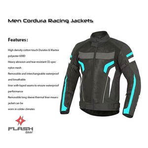 Chaqueta de Motociclismo Textil de Invierno Hecha a Medida, Talla Grande, Chaqueta de Carreras Super Speed con Protectores y Forro Cortavientos - Product Image 6