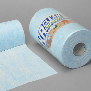Krclean 200 Sheets Blue 20x20cm 1-Ply Kitchen Wipes Absorbent Paper Towel Roll for Cleaning Kitchen Surfaces - Product Image 3