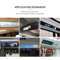 Écran LCD pour bus, affichage pour métro et train, publicité embarquée, écran LCD allongé, moniteur LCD d'information pour passagers du rail et du métro