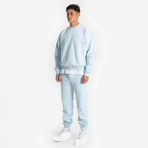 Venta al por mayor 100% algodón polar de gran tamaño Drop Shoulder Hoodies Heavyweight sudadera con cremallera logotipo personalizado Crop Boxy para hombres de invierno - Product Image 2