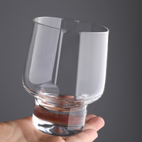 Gobelet en verre à whisky à base lourde nordique avec logo personnalisé en gros Verres de bar en cristal sans plomb pour restaurant, bar, cadeau d'entreprise