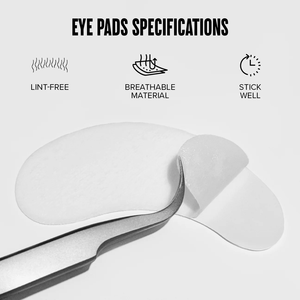 100 Pairs Set Premium Under Eye Hydrogel Sheet <b>Pads</b> for Eyelash Extension-Lint Free Moisturizing Patches for Supplies - Product Image 2