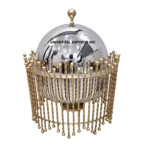 Pot de vaisselle design en acier inoxydable Pot de table doré Chauffe-plat décoratif Casserole en métal de vente en gros - Product Image 5