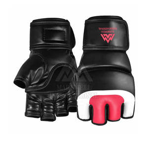 Gants d'entraînement professionnels pour hommes MMA sur mesure et dernière conception gants MMA en cuir Pu meilleurs gants en cuir MMA - Product Image 4