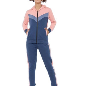 Conjunto Deportivo para Mujer, Personalizable con Logotipo OEM, Ecológico, Transpirable, Antiestático, de Secado Rápido, 100% Algodón, Sudadera con Cremallera Completa - Product Image 1