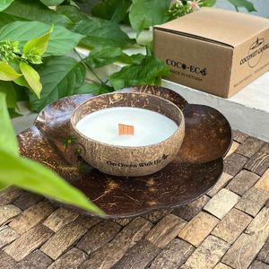 เทียนขี้ผึ้งมะพร้าวธรรมชาติพร้อมกลิ่นต่างๆเป็นมิตรต่อสิ่งแวดล้อมของตกแต่งบ้านสำหรับวันขอบคุณพระเจ้า - Product Image 3