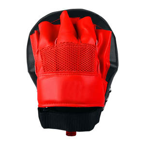 Red-Black Wholesale Boxing MMA Mitts Focus Pads Punching Mitts Kickboxing Thai Boxing Pads Training Focus Punch Mitts - Product Image 6