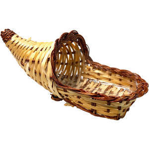 Homvare 13 Cornucopia in bambù con rivestimento, decorazione originale e creativa per interni ed esterni. - Product Image 1