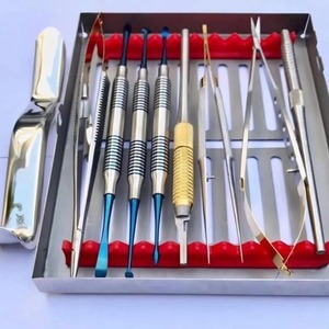 Kit de Microcirugía Oral Dental en Oferta, 9 Piezas de Instrumentos Maxilofaciales con Bandeja - Product Image 2