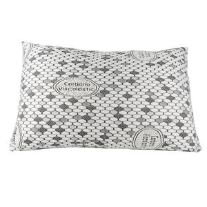 Tekno Confort Fibercop Pack 2 70cm Eco-Friendly Washable Medium Firmness <b>Visco</b> Flakes Silicone Hollow Fiber Premium Pillows - Product Image 1