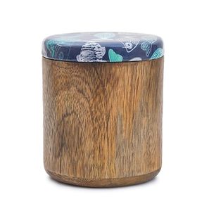 handcrafted <b>wooden</b> jar <b>box</b> for kitchen storage natural <b>wooden</b> jar <b>box</b> for spices and dry fruits for home decor spice tools - Product Image 5