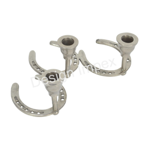 Decoración de fiestas navideñas y navideñas, portavelas ecuestre, candelabro de estilo de aluminio fundido, precio asequible - Product Image 5