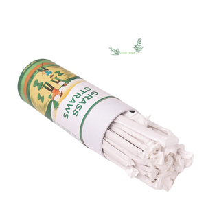 หลอดกกหลอดดูดแบบใช้แล้วทิ้งเป็นมิตรต่อสิ่งแวดล้อมหลอดหญ้าธรรมชาติสำหรับการดื่มแบบเวียดนามขนาดแตกต่างกัน - Product Image 3