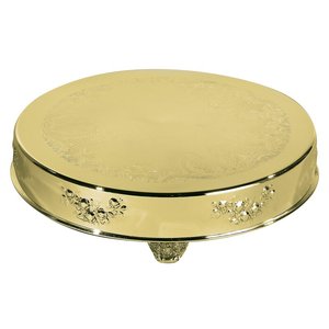 AK Latón Atractivo Anillo Estilos Soporte de pastel de metal con revestimiento en polvo Acabado Soporte de pastel decorativo para el hogar/restaurante - Product Image 2