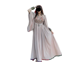 Robe de créateur Kochi pour filles afghanes, en soie et coton, broderie artisanale, perles, tissu en mousseline, tenue traditionnelle culturelle unique