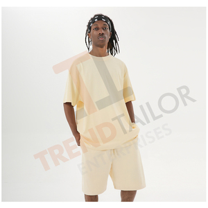 100% Cotton Heavy Weight Unisex <b>Tshirt</b> Custom Logo High Quality StreetWear Oversized T Shirts for Men - Product Image 3