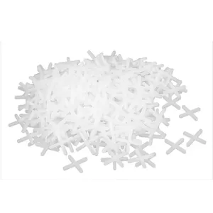 Entretoises croisées en plastique blanc moderne de 2.5mm 500 pièces accessoires de nivellement de carreaux de sol muraux pour une utilisation en appartement - Product Image 1