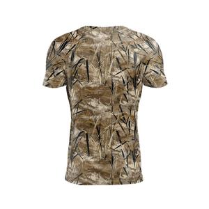 Rashguard pour homme - Imprimé léopard, manches courtes, respirant, UPF50+, 100% polyester - Product Image 6