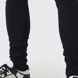 Jeans en denim délavé de haute qualité pour hommes, coupe slim, extensible, tendance, décontracté, streetwear avec pantalon décontracté tendance - Product Image 6