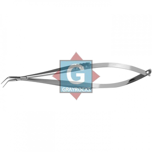 Fórceps de implantación de lentes oftálmicas manuales de alta calidad, rocas grises, abrazadera de acero inoxidable, base de instrumento quirúrgico - Product Image 2