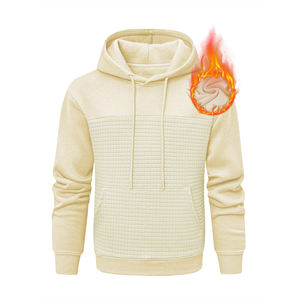 Sudadera con capucha con logotipo bordado lavado con ácido desgastado Vintage personalizada, ropa de calle, sudaderas con capucha de algodón francés Terry para hombre para invierno - Product Image 1