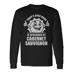 T-shirt à manches longues Good Mood Cabernet Sauvignon de aujourd'hui - Product Image 2