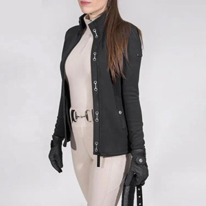 Horse Women Equestrian Clothing <b>Lightweight</b> 4-way Stretch Horse Riding <b>Jackets</b> Wholesale Fully Customizable - Product Image 5