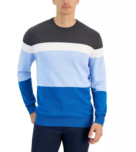 Pull en tricot chaud en gros, livraison rapide, pull rayé tendance pour hommes, fournisseur OEM, livraison rapide en gros - Product Image 1