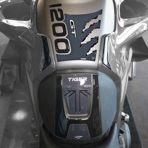 Kit Adesivi 3D Personalizzati Protezioni Serbatoio con Logo per Triumph Tiger 1200 GT 2022-5 per Decorazione - Product Image 1