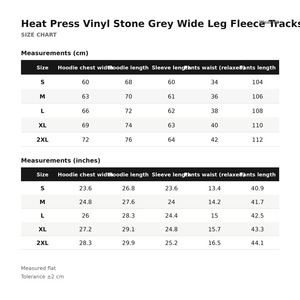 Survêtement unisexe épais avec sweat à capuche et pantalon de jogging à jambes larges, 420 GSM, gris pierre, personnalisable avec logo, pour impression vinyle à chaud - Product Image 6