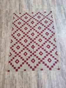 Luxury <b>Kilim</b> Wool Jute <b>Runner</b> Rug Latest Modern Style Abstract & Geometric Pattern Washable for Home Living Room Rug - Product Image 3