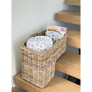 Cesta de ratán para escaleras, cesta de almacenamiento hecha a mano, venta al por mayor, ecológica, hecha en Vietnam - Product Image 6
