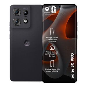 Black Beauty EDGE 50 Pro สมาร์ทโฟน5G 6,67 \\ "หน้าจอ Deca Core CPU 50MP หลัง512GB RAM 4500mAh สองซิมการ์ดรุ่น PB1J0000SE - Product Image 1
