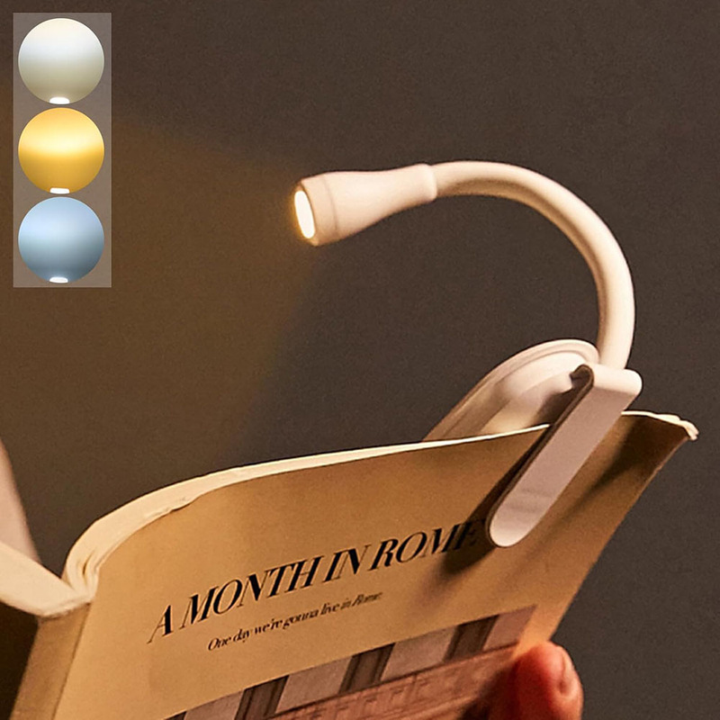 2025 Mini Book Light Rechargeable Clip