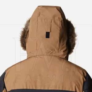 Stylish 100% Polyester Winter Puffer Jacket Breathable Canvas Waterproof Eco-Friendly High Street Style Custom Private Label - Product Image 5