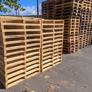 พาเลทไม้ยูโรแบบพลิกกลับได้ขนาดใหญ่วางซ้อนกันได้ทนทาน - Product Image 6