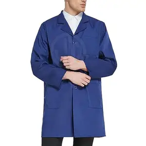 병원 스크럽 남성 병원 유니폼 최저가 실험실 코트 남녀 공용 의료 남성 실험실 코트