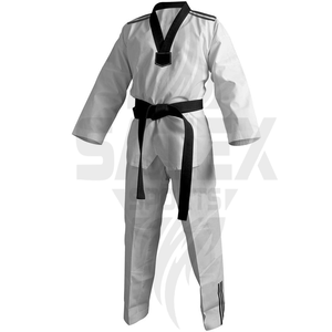 Uniformes de Taekwondo Más Vendidos, 100% Algodón, Secado Rápido, Transpirable, para Entrenamiento de Artes Marciales, Unisex, Adulto - Product Image 5