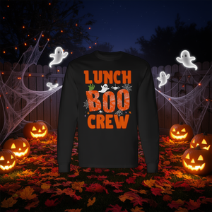 T-shirt a maniche lunghe Lunch Boo Crew, maglietta coordinata per costume di Halloween - Product Image 3
