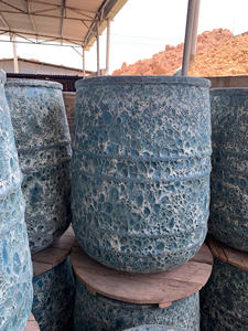 CONCEPTION EN CÉRAMIQUE VITRÉE POTS DE JARDIN ANCIENS POTS DE FLEURS DE STYLE CLASSIQUE POTS DE FLEURS D'EXTÉRIEUR PLANCHERS UTILISATION AU SOL VENTE EN GROS - Product Image 2